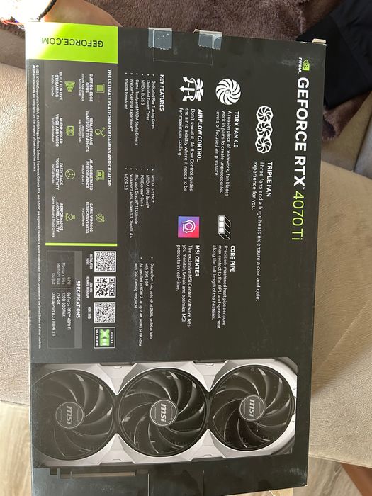 MSI RTX 4070 Ti 12gb ventus 3x