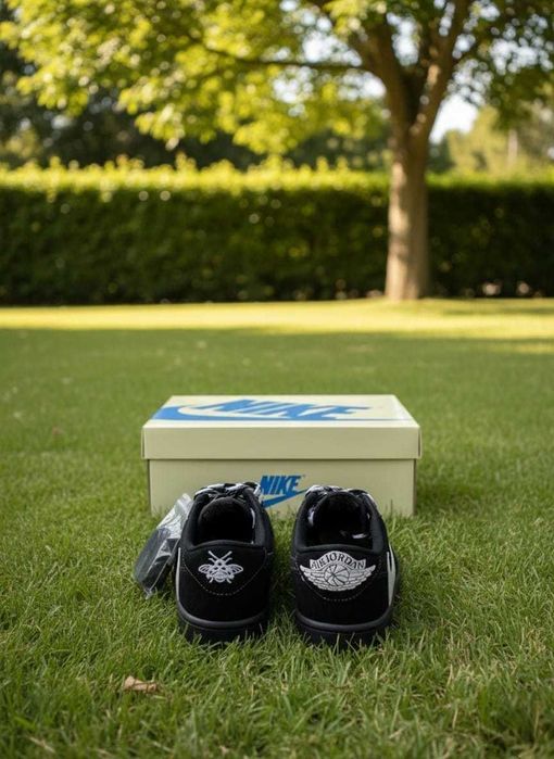 Adidasi Jordan 1 Low Dark Phantom - Premium - Full Box