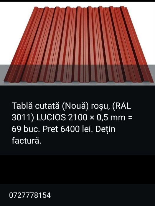 Doresc sa postez materialele de construcții