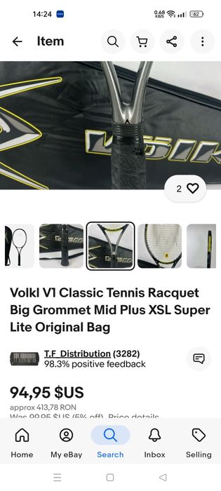 Racheta tenis Volkl v1 clasic!