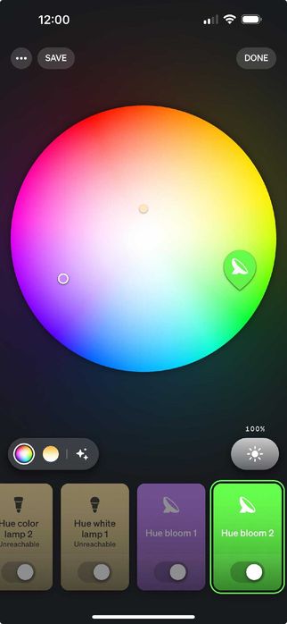 Vand Lampa Philips Hue BLOOM RGB - 2 buc