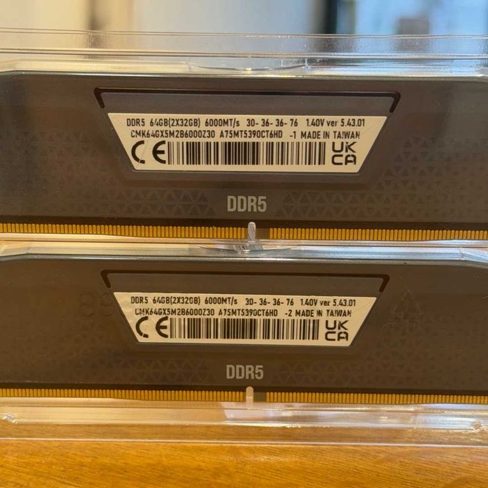 RAM Corsair Vengeance 64GB DDR5 6000MHz CL30 Dual Channel | TrueGSM