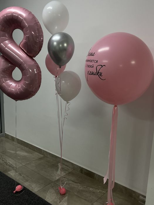 Шары на праздники 8 марта