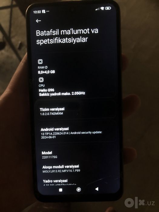 Redmi note 11s 12/128