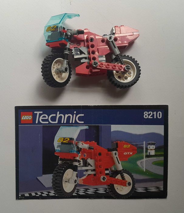 Vintage Lego Technic Dune Duster 8207 Nitro GTX Bike 8210 1995