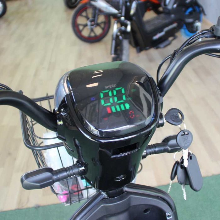 Ел.скутер – велосипед MaxMotors със 16″ гуми, 750W, 48V/20Ah GRAY