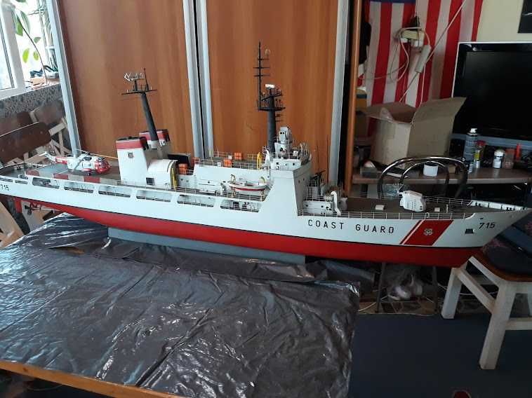 Macheta ,RC, Navomodel ,Hamilton 715, scara 1/75,Radiocomanda