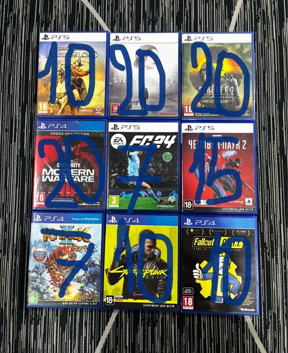 Игры для playstation 5 , playstation 4