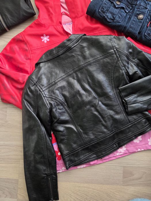 Пролетно кожено яке Reserved, LC Waikiki, Levi's, Benetton