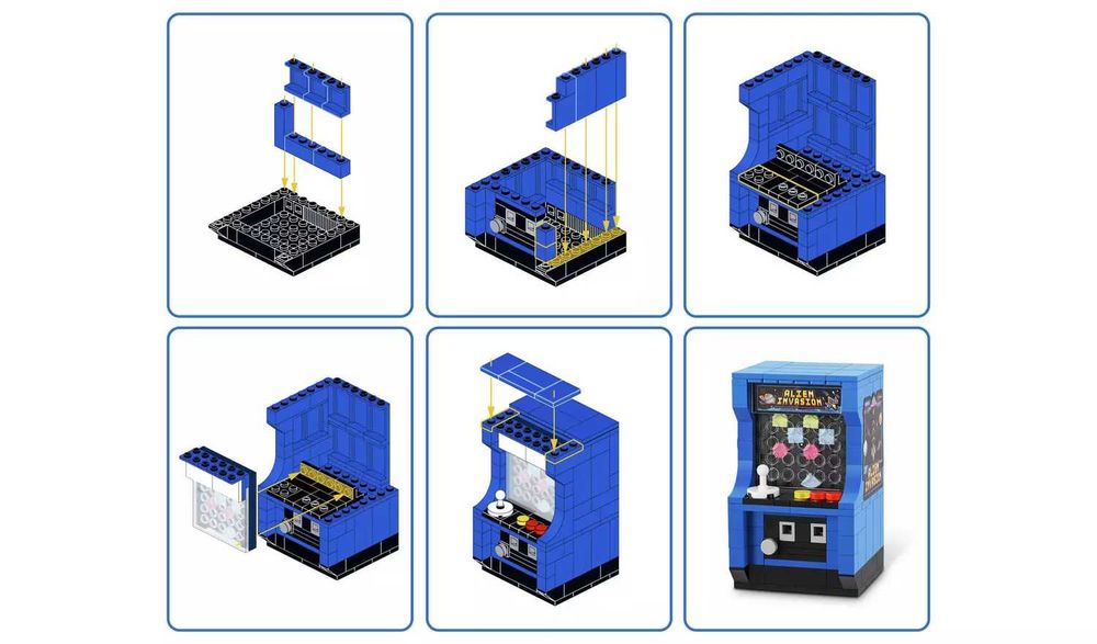 Конструктор Zuru MAX Retro ретро вещи Комплект от 4бр лего