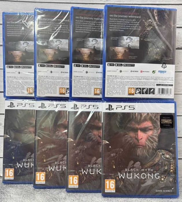 PS5 Games Black Myth: Wukong русские субтитры (запечатанный в коробке)