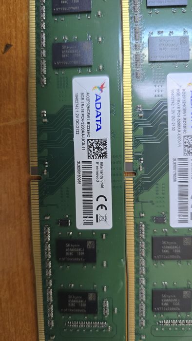 Memorii Kit dual channel DDR4 16GB 3200mhz