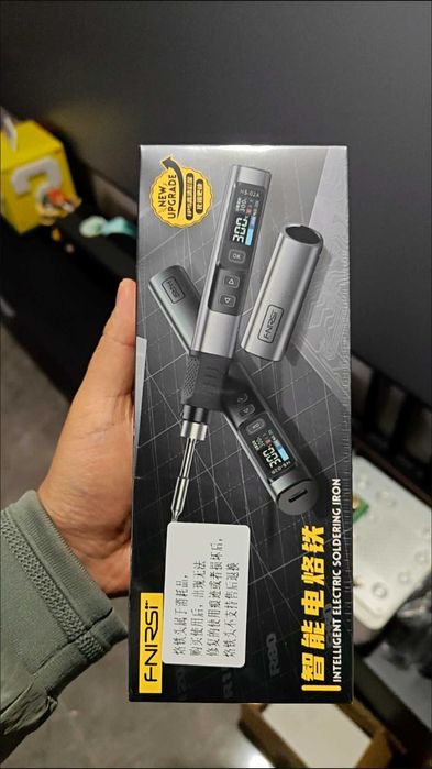 Портативный паяльник от бренда  "FNIRSI" HS02A PD 100 Вт