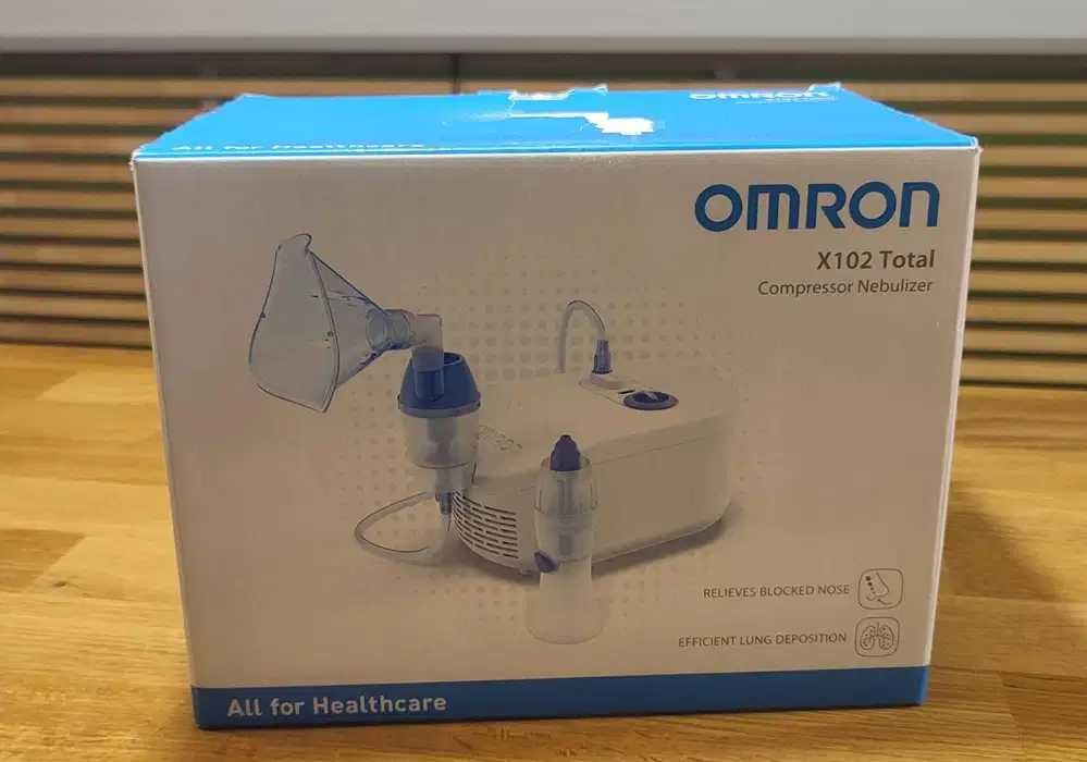 Nebulizator 2 in 1 cu compresor si dus nazal Omron X102 Total, Aerosol