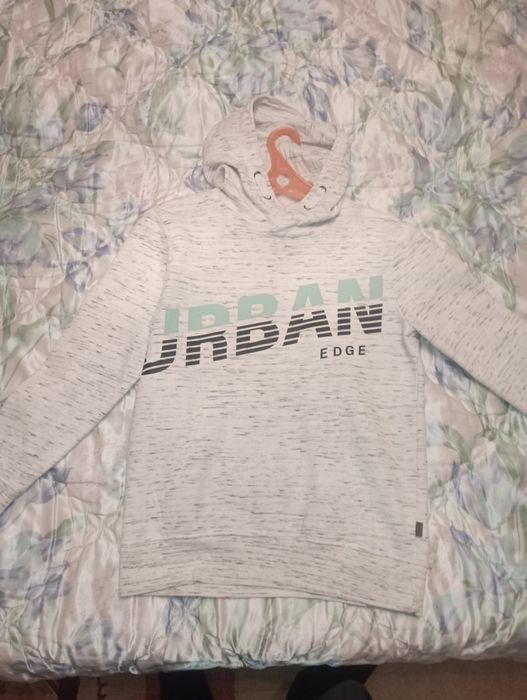 Худи детское серое