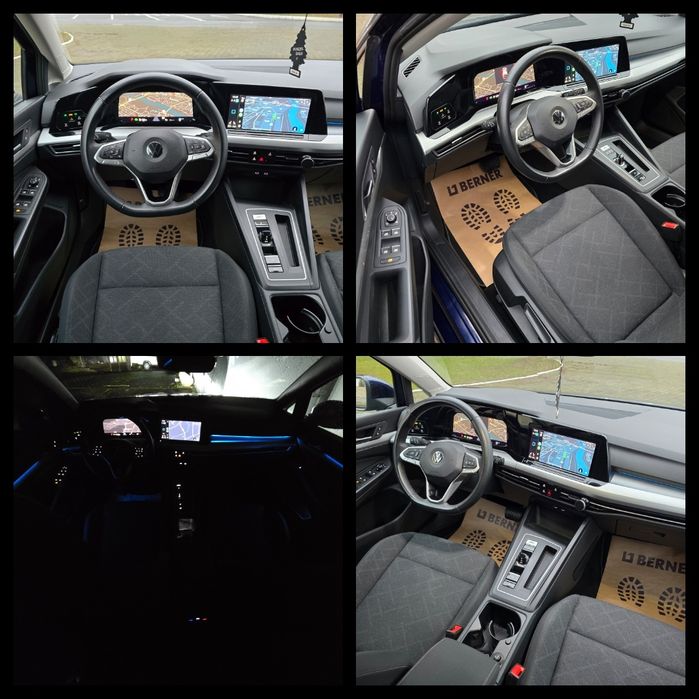 VW GOLF 8 LIFE 2021 DSG 150CP Led Virtual Tabletă Cameră ClimăDigitală