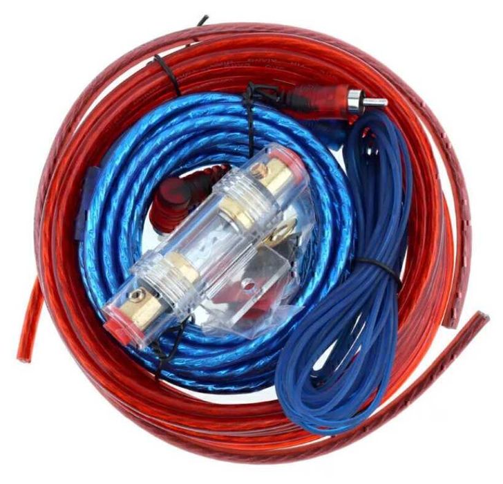 Кабели за усилвател MD-8 1500W 8GA комплект