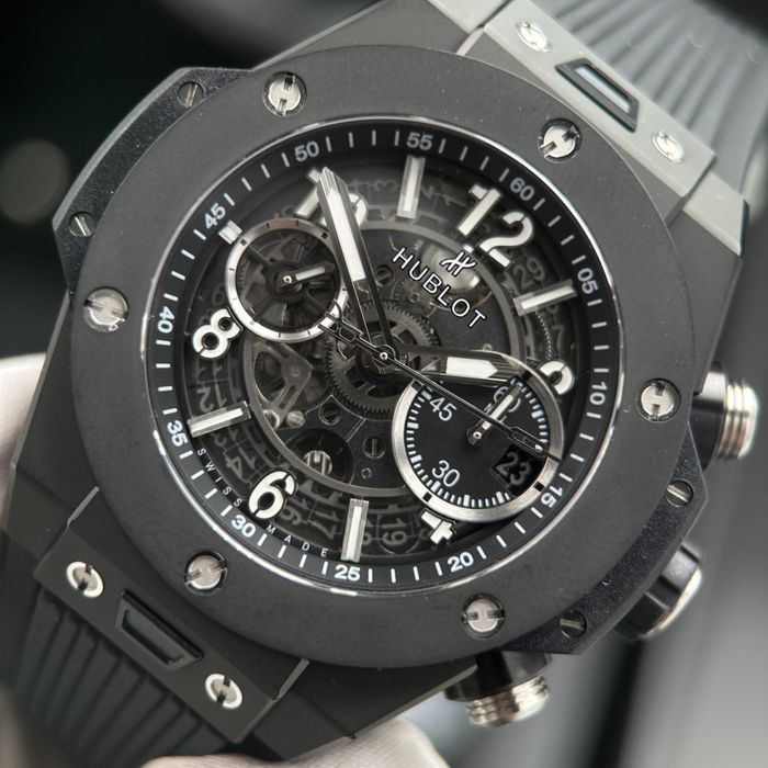 Луксозен Автоматичен Часовник Hublot Big Bang Unico Black Magic 42mm, 1280 Movement
