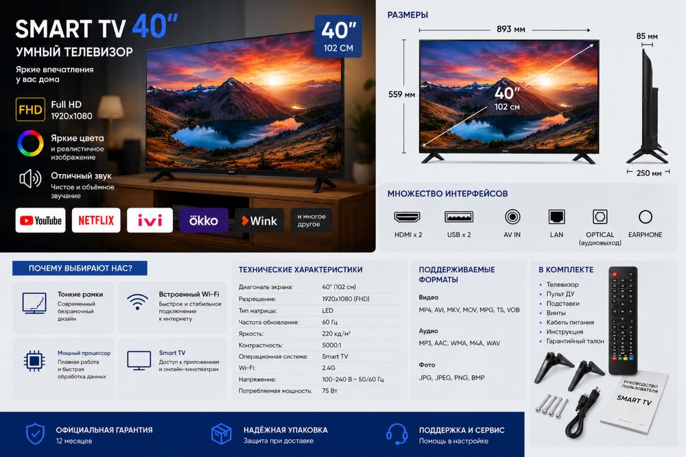 ТелевизорSmartTV