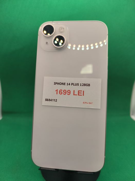 Iphone 14 plus 128GB 83% bat•Amanet Lazar Crangasi•56841
