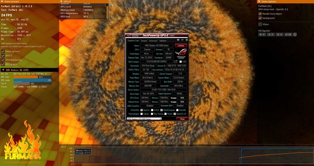 Placa video XFX RADEON HD 6950 2GB DDR5 256 biti