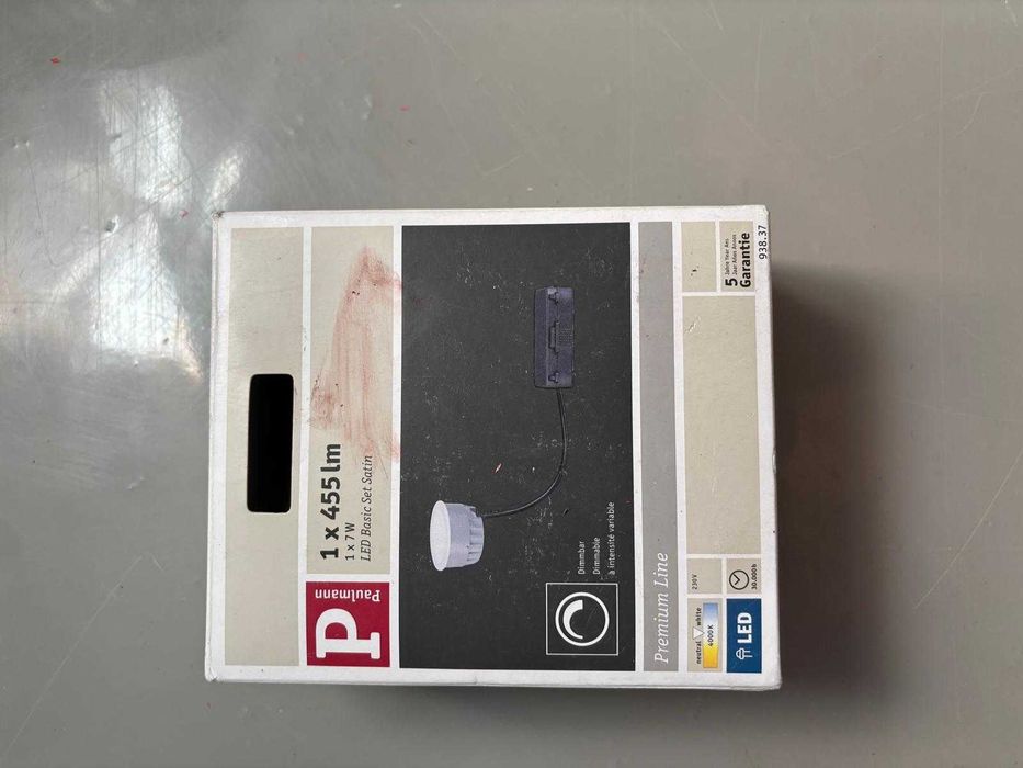 set de spoturi încastrate Paulmann LED Basic Satin
