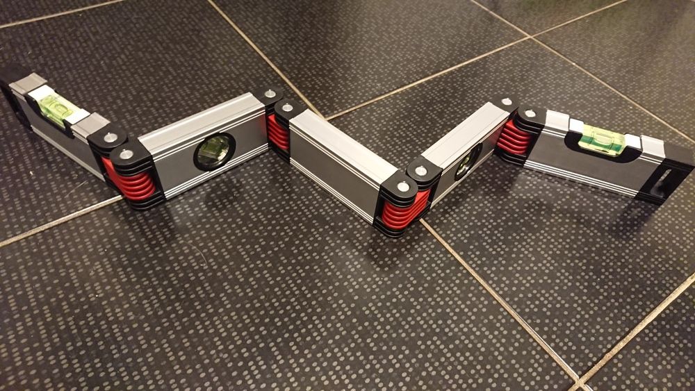 Nivela flexibila aluminiu 72cm 5 segmente