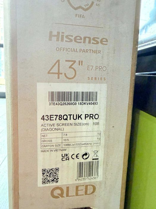 Tv Hisense E7 Pro 43‘‘ Sigilat