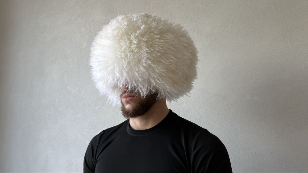 Черна и Бяла Дагестанска Папаха | Дагестан шапка | Шапката на Хабиб