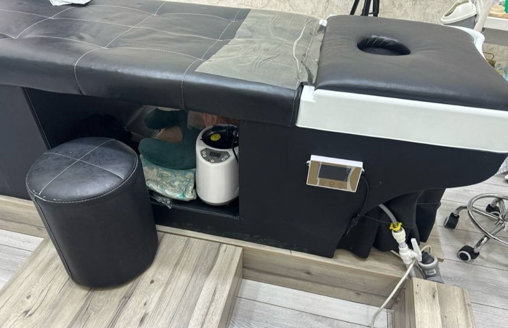 Массажная кушетка для мойки головы. Гарантия 1 год