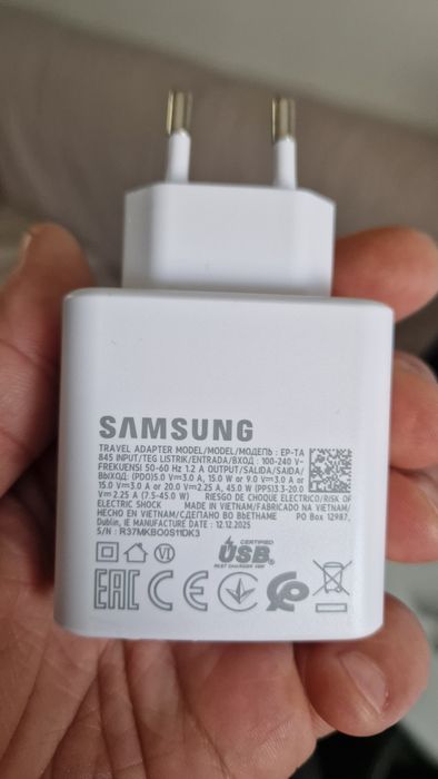 Incarcator 45 W Samsung Original Super Fast charger 2.0 nou
