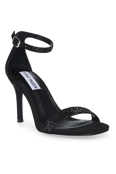 Високи обувки токчета черни висок ток Steve Madden