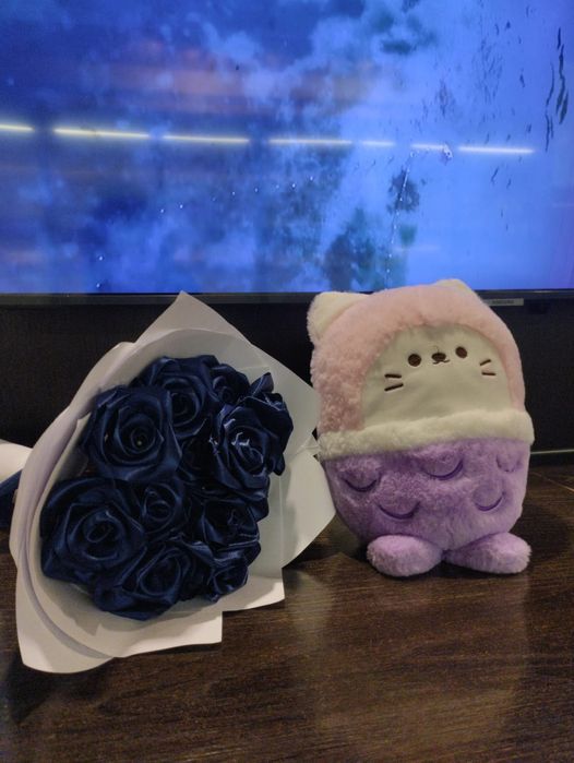 Атласные букеты.