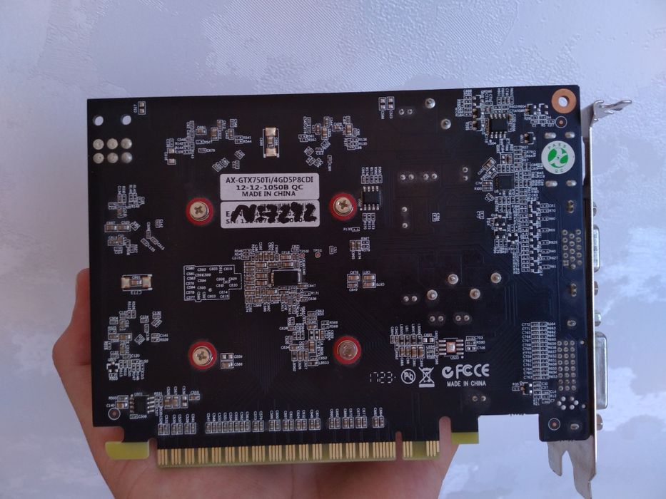 Gtx750ti 4gb видеокарта
