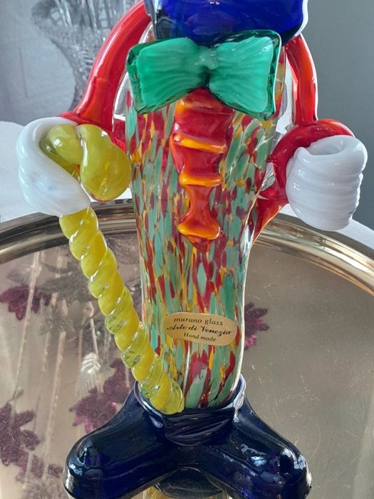 Клоун мурано стъкло