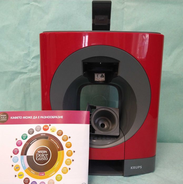 Кафемашина с гаранция 1 година NESCAFÉ® Krups система Dolce Gusto OBLO.Red