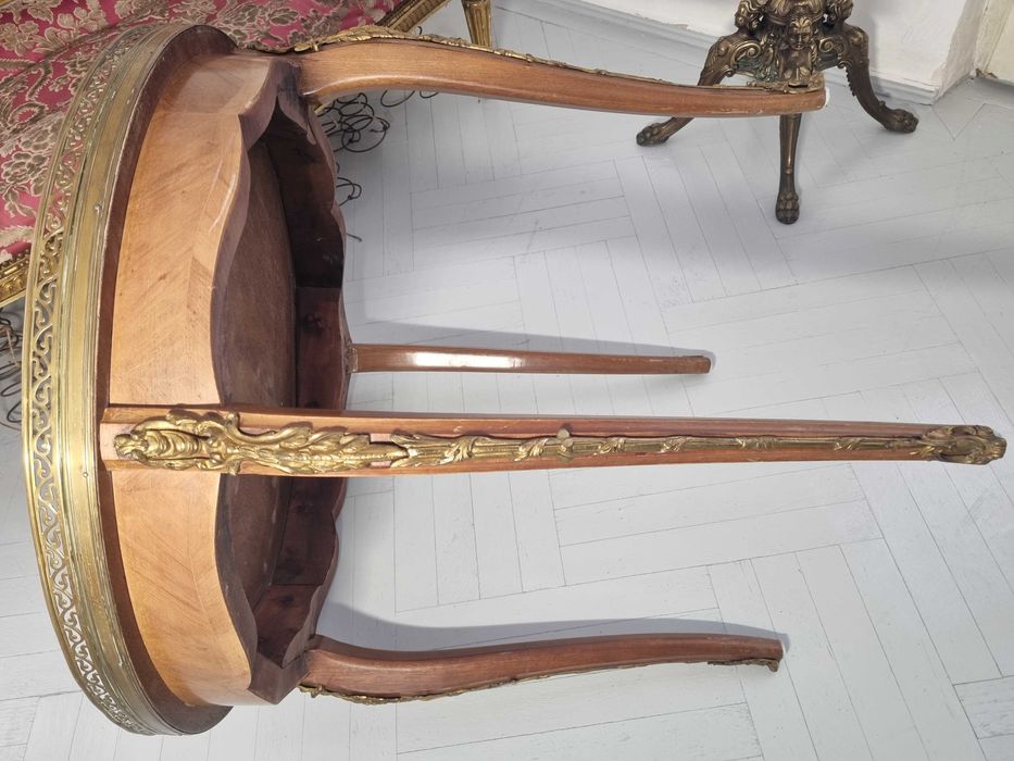 Masa cu marmura lemn masiv rococo