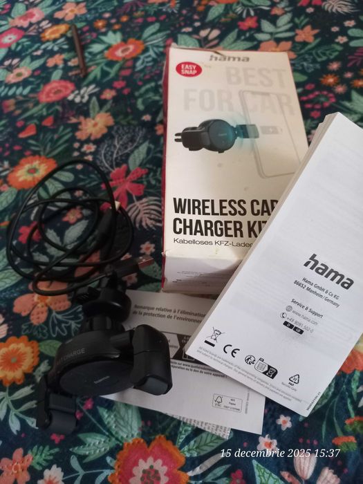 Set de incarcare auto fara fir