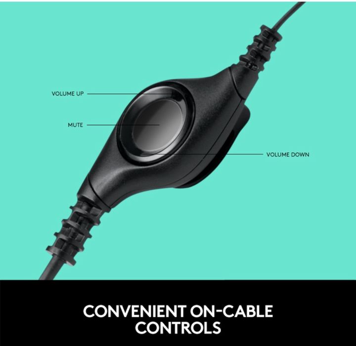 Căști Logitech H390 cu microfon perfecte pt call center