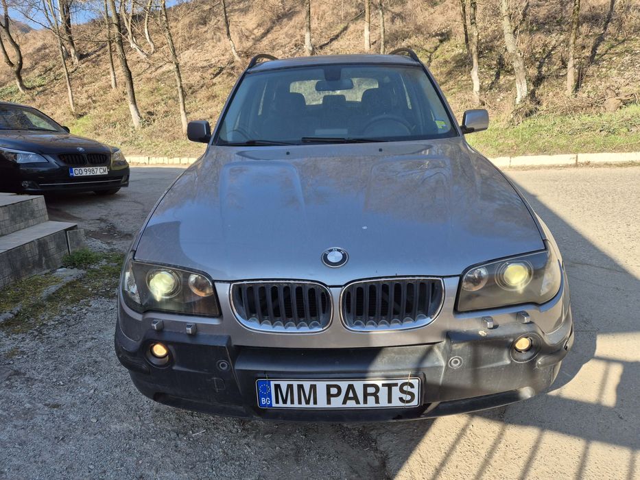 BMW X3 E83 2.0D 150кс панорама навигация ксенон ръчка НА ЧАСТИ!