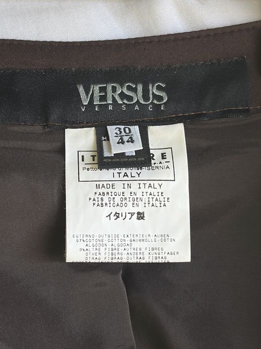 Verus versace кафяв костюм