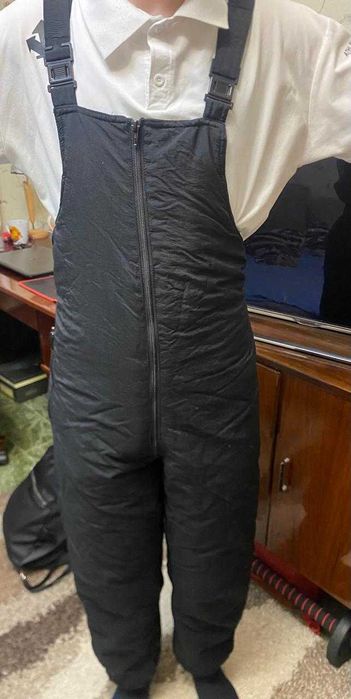 Штаны подростковые утепленные , полукомбинезон (рост 170)