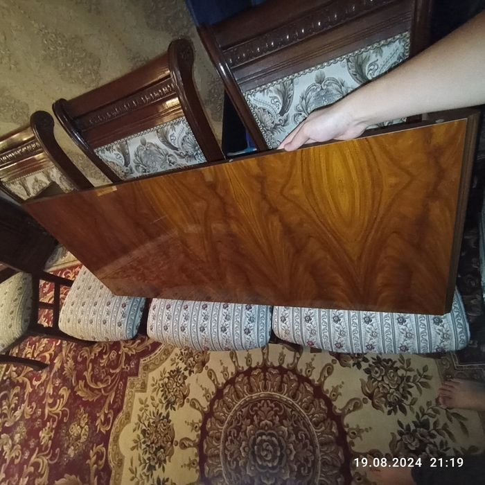 Стол и стулья | раздвижной стол