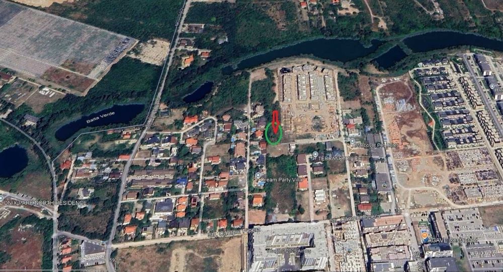 Teren 1050 mp Str Campul Pipera
