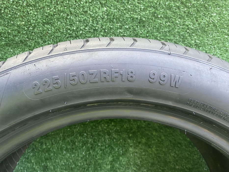 Set 2 anvelope vara Noi Neutilizate 225 50 R18 99W Radar Dimax R8+ RFT Dot 4123 -7,5mm