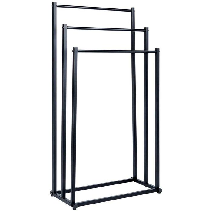 Стойка за хавлии за баня, метална стойка, 3 нива