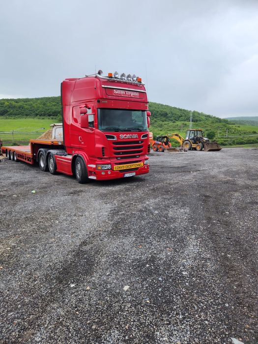 Ansamblu cap tractor scania +trailer