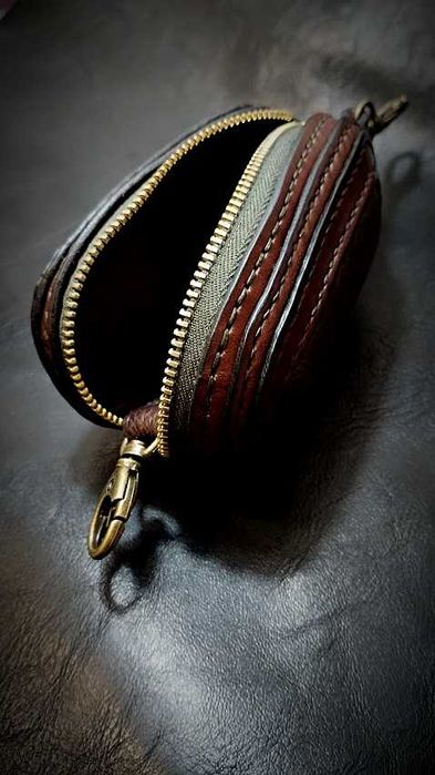 Калъф за ключове /кейс/от естествена кожа ръчна изработка