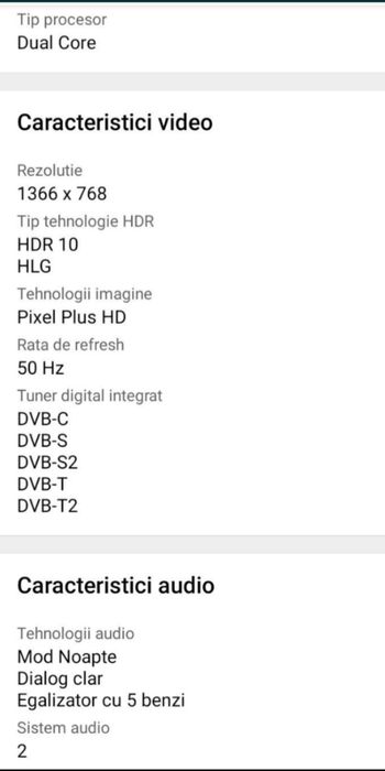 Smart TV  Philips Full HD, LED, 80cm, nou