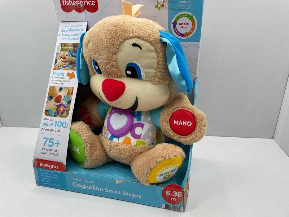 Jucarie interactiva catelusul vorbitor, italiana, Fisher Price